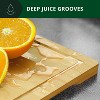 Bamboo Cutting Board Set of 3 with Side Trays - Wood Cutting Boards For Kitchen for Meat, Cheese, Fruits & Vegetables by Royal Craft Wood - 4 of 4