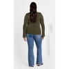 CITY CHIC | Women's Plus Size  Brooklyn Jumper - moss - 14W - 3 of 4