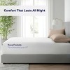 Kickoff 300 Thread Count 100% Organic Bamboo Viscose Fitted Sheet Only, Extra Deep Pocket, Cooling & Breathable, Double Stitching, Bedding Sheet - 4 of 4