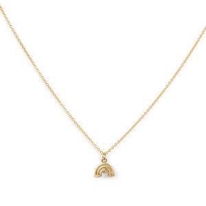 Gold Plated Rainbow Pendant Necklace | ETHICGOODS - 1 of 2