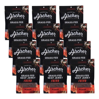 Country Archer Beef Jerky Fuego - Case of 12/2.5 oz