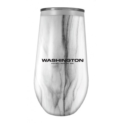 NFL Washington Football Team Tall Stemless Marble Tumbler - 16oz