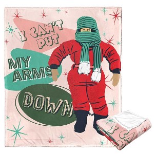 Warner Bros. A Christmas Story Can'T Put My Arms Down Silk Touch Throw Blanket 50x60 Inches - 1 of 4