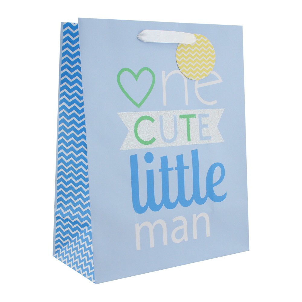 One Cute Little Man Gift Bag Blue - Spritz was $3.75 now $1.87 (50.0% off)