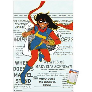 Trends International Marvel Comics - Ms. Marvel - Ms. Marvel #25 Variant Cover Unframed Wall Poster Prints - 1 of 4