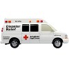 Ambulance "American Red Cross: Disaster Relief Unit" White with Graphics 1/64 Diecast Model by Iconic Replicas - 3 of 4