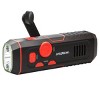 Life+Gear Stormproof Crank LED Flashlight with FM Radio/USB Port - Black/Red - 2 of 4