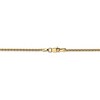 Black Bow Jewelry 1.75mm, 14k Yellow Gold, Solid Parisian Wheat Chain Anklet, 10 Inch - 3 of 4