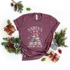 Santa's Book Club - Women's Short Sleeve Tee - 3 of 4