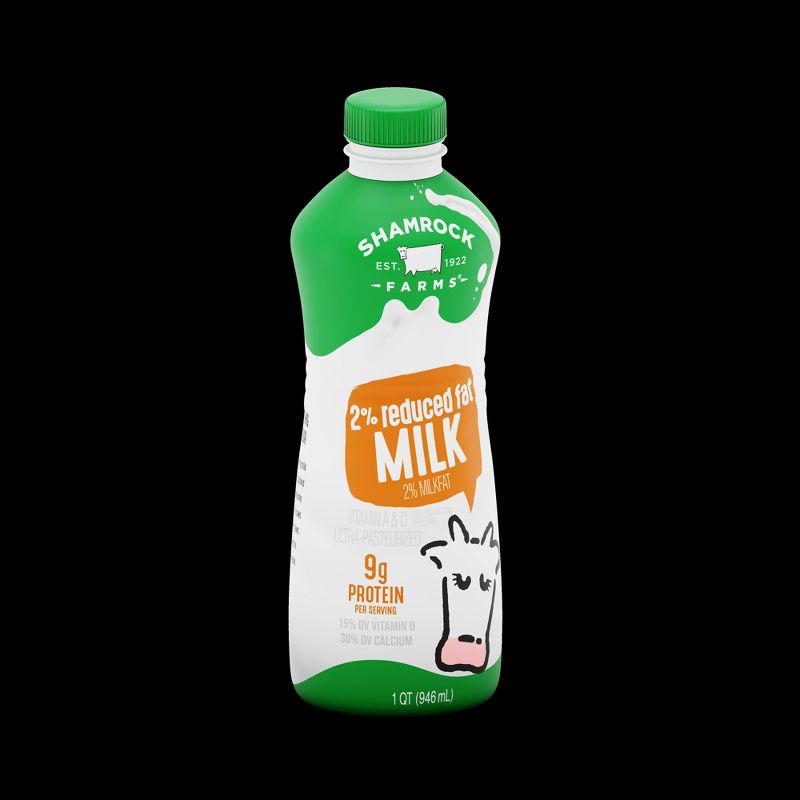 Shamrock Farms 2% Milk - 1qt, 2 of 5