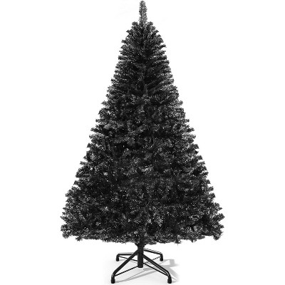 6ft/7.5ft Artificial Christmas Tree Halloween Pine Tree 818/1258 Branch Tips Metal Hinges & Foldable Base