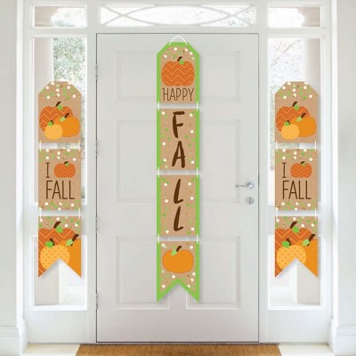 Big Dot Of Happiness Pumpkin Patch - Hanging Vertical Paper Door ...