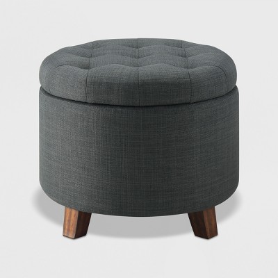 target white ottoman