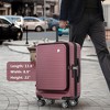 20-Inch Carry-On Luggage with USB Port, TSA Lock, Front Pocket, and 360° Spinner Wheels, Lightweight and Durable Suitcase for Easy Travel - 4 of 4
