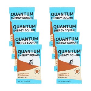 Quantum Energy Squares Caffe Mocha Almond Chip Bar - 8 bars, 1.69 oz - 1 of 4