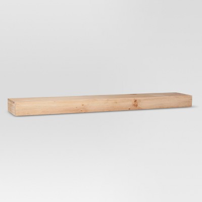 36" x 2.3" Wood Floating Wall Shelf Pine - Threshold™