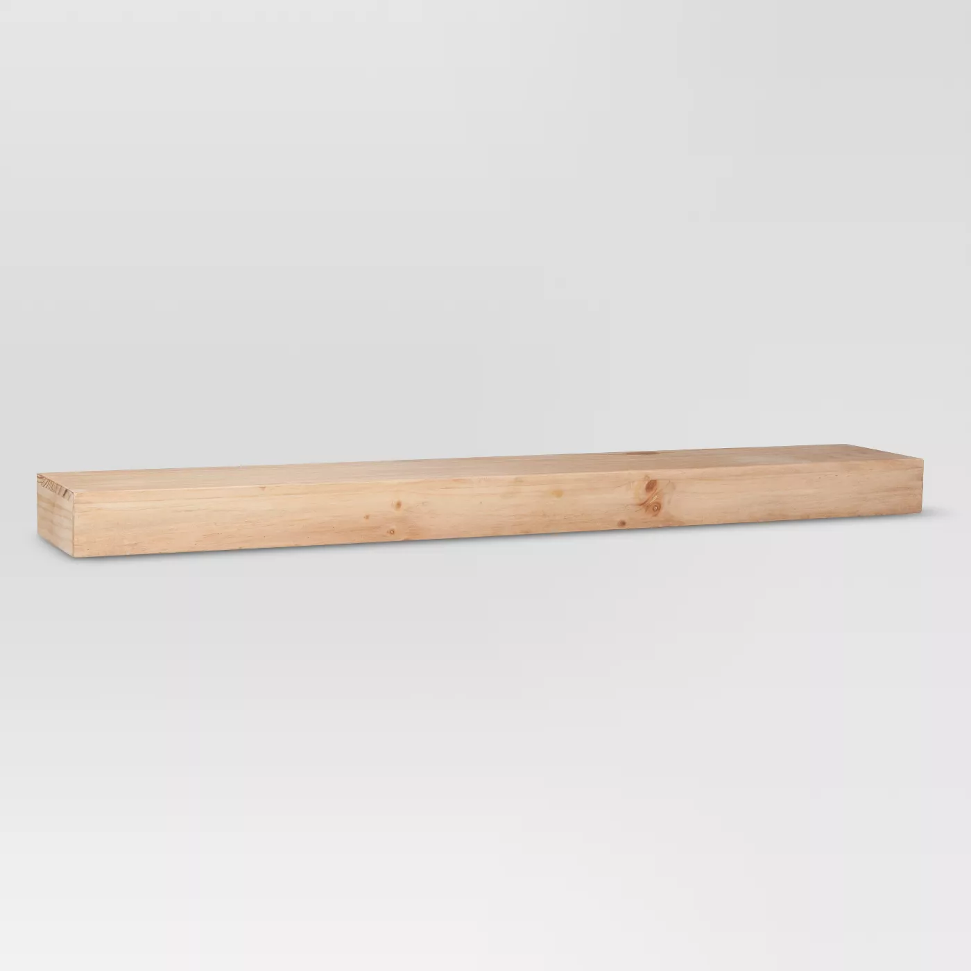 Wood Floating Shelf Pine - Threshold™ - image 1 of 10