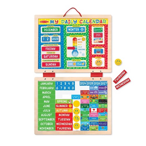 Melissa and doug my cheap first daily magnetic calendar