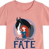 Girls' - Disney - Brave Merida and Angus Change Your Fate Fitted Short Sleeve Graphic T-Shirt - 2 of 4