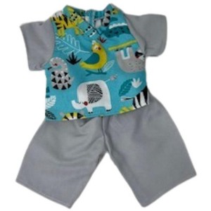 Doll Clothes Superstore Jungle Animals Scrubs Fit 14 Inch Baby Alive And Little Baby Dolls - 1 of 4