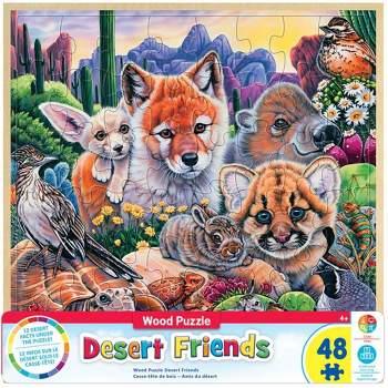 MasterPieces Desert Friends 48 Piece Real Wood Jigsaw Puzzle