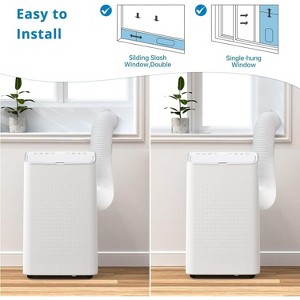 Acekool 14000 BTU Portable Air Conditioner, 3-in-1 Quiet AC with Dehumidifier & Fan, Remote, Window Kit, Cools Up to 750 Sq.Ft - 1 of 4