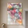 Art Remedy Doll Memories - Secret Green Floral Colorful Pastel Abstracts Framed - 2 of 4