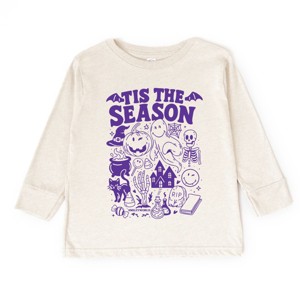 SmileyWorld Tis The Season Halloween - Toddler Long Sleeve Graphic Tee and Youth Long Sleeve Graphic T-Shirt - 1 of 3