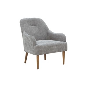 NicBex Chenille Accent Chair,Upholstered Living Room Chairs with Mid-Height Backrest and Wood Legs,Modern Armchair,Accent Chairs for Bedroom - 1 of 4