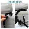 Unique Bargains Dog Car Barrier with Elastic Mesh Black 27.6"x14.6" 1 Pc - 4 of 4