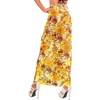LA LEELA Women's Beachwear Summer Bikini Wraps Beach Wrap Sarong Swimwear Swim Cover Up Skirt Pareo Coverups for Women One Size Multi,Floral - 3 of 4