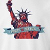 Rerun Island Men's Party In The Usa Americana 4Th Of July Long Sleeve Graphic Cotton Pullover Sweatshirt - 2 of 4