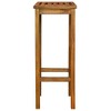 vidaXL Bar Chairs 2 pcs Solid Acacia Wood - 4 of 4