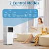 8000 BTU Portable Air Conditioner, 3-in-1 AC Unit with Cooling, Fan & Dehumidifier, LED Display, Sleep Mode, 2 Speeds, Up to 250 Sq. Ft - 3 of 4
