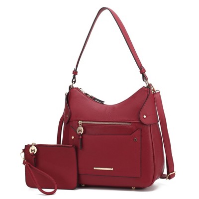 MKF Collection Maeve Women’s Shoulder Bag with Wristlet Pouch by Mia K