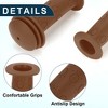 Unique Bargains Bike Handlebar Grips Covers 3.74" Brown 1 Pair - 4 of 4