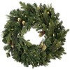 6 Pieces Christmas Decorations with LED Light, Holiday Decoration, Including 2 Garland, 1 Wreaths, 2 Swags, Christmas Decor Set for Front Doors - 3 of 4