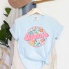 Simply Sage Market Women's Mama Flowers Circle Short Sleeve Garment Dyed Tee - 3 of 3