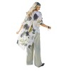 Women's Floral Motif Boho Festival Cover Up Duster - LETO - 2 of 2