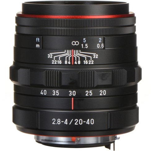 Pentax Hd Da 40mm F2 8 4 Ed Limited Dc Wr Zoom Lens Black Target