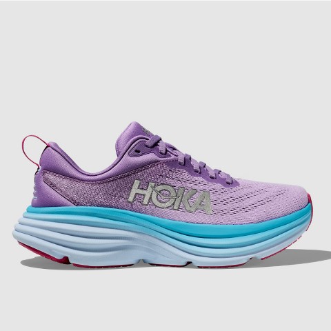Обувь HOKA Bondi 8 Running Shoes for Women Chalk Violet/Pastel Lilac Size 7.5