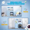 Vynxaria Multi-Purpose Kids Bookshelf - Toy Storage Organizer with Cabinet for Preschool & Early Reading, Ages 3-8 in Blue - 2 of 4