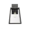 Chloe Lighting Xandra Industrial 1 Light Textured Black Outdoor Wall Sconce 16" Tall - 2 of 4