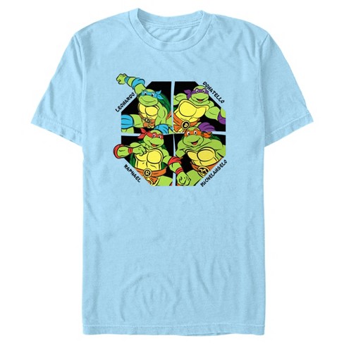 Men's Teenage Mutant Ninja Turtles Hero Circle T-Shirt - Black - 3X Large