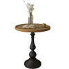 UPHA 20-inch W Wooden End Tables Retro Side Table Country Accent Side Table - 4 of 4