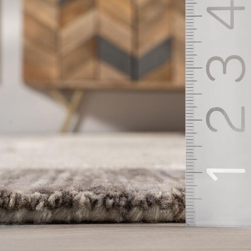 nuLOOM Zora Contemporary Pebbles Wool Area Rug, 3 of 10