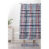 Ninola Design Christmas Checks Tartan Shower Curtain Blue - Deny Designs - 3 of 3