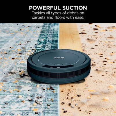 Dark Blue Cordless Robotic Vacuum with Smart Control