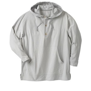 KingSize Men's Big & Tall Gauze Hoodie - 1 of 4