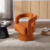 NicBex Boucle Swivel Accent Chair,Upholstered Swivel Living Room Chairs with Curved Backrest,Modern Arm Chair,Accent Chairs for Living Room - 2 of 4